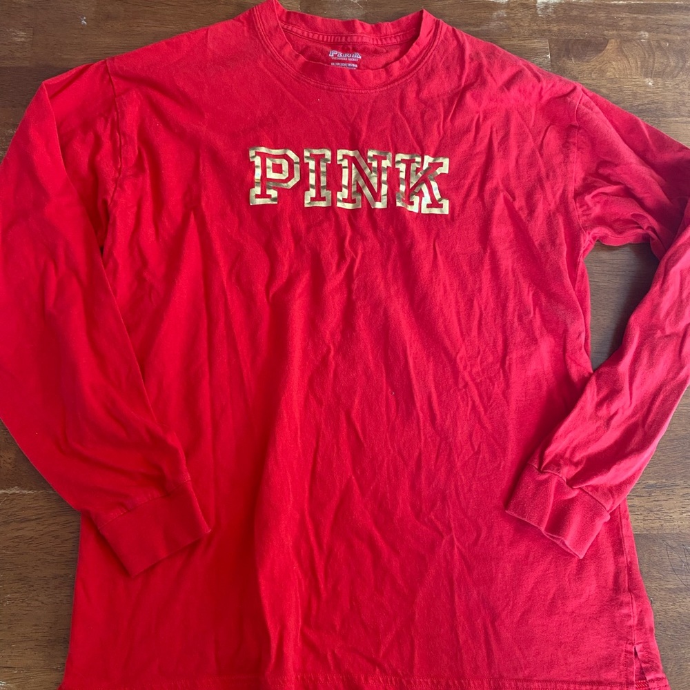 PINK long sleeve tee